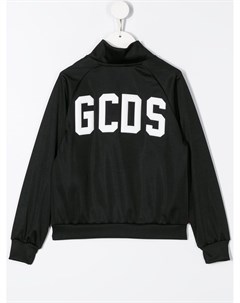 Спортивная куртка с контрастными полосками и логотипом Gcds kids