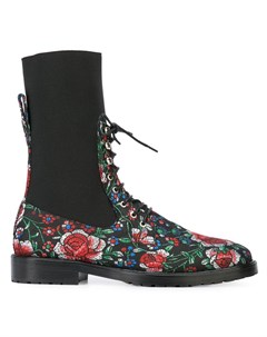 Ботинки на шнуровке с цветочным принтом Leandra medine
