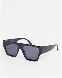 Черные квадратные солнцезащитные очки с плоским верхом Dusk to dawn