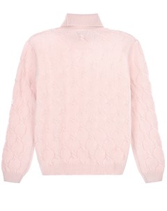 Розовый свитер из кашемира детский Arc-en-ciel