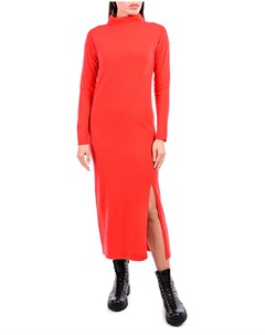Красное платье из кашемира Allude