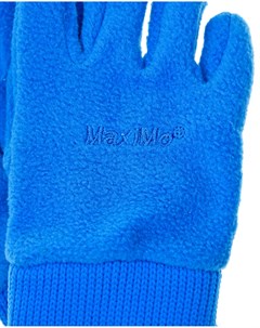 Голубые перчатки из флиса Maximo