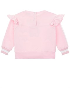Розовый свитшот с вышивкой детский Monnalisa