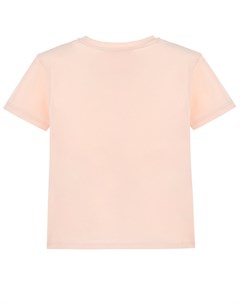 Розовая футболка с имитацией карманов Emporio armani