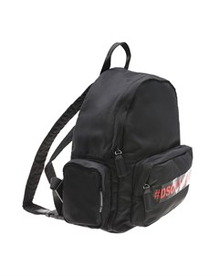 Черный рюкзак с логотипом Dsquared2