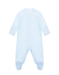 Голубой комбинезон с вышивкой детский Lyda baby