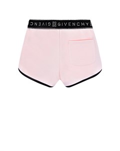 Розовые шорты с черной отделкой Givenchy
