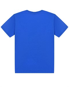 Синяя футболка с принтом медведь детская Paul smith