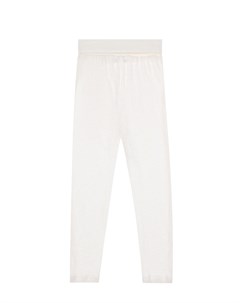 Белые трикотажные брюки Sanetta fiftyseven