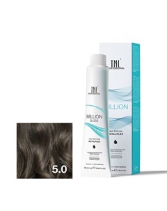 TNL Крем краска для волос Million Gloss 5 0 Tnl professional