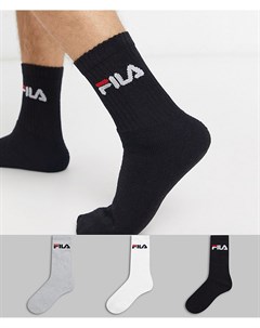 3 пары носков разных цветов Fila