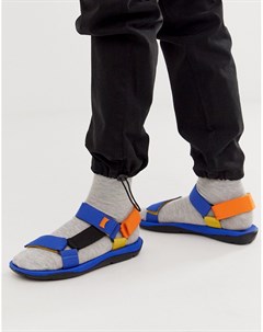 Разноцветные массивные сандалии Camper