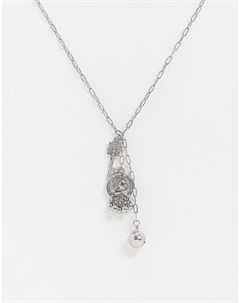 Серебряное ожерелье с подвеской Sacred hawk