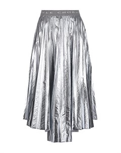 Серебристая плиссированная юбка Chorustyle