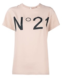 Футболка с логотипом бренда No21