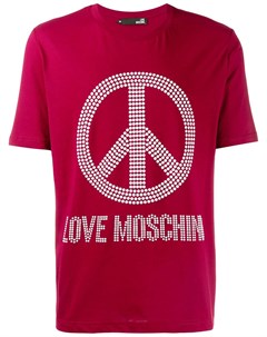 Футболка Peace Love Love moschino