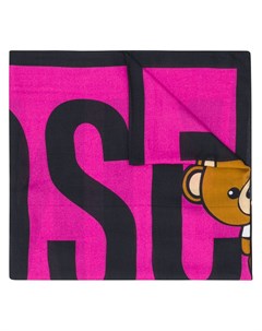 Шарф Teddy с логотипом Moschino