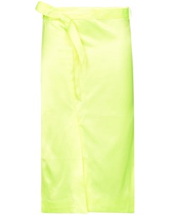 Атласная юбка миди с поясом Supriya lele