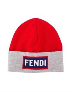 Шапка бини с логотипом Fendi kids