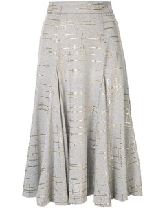 Трикотажная юбка с мраморным принтом Bambah