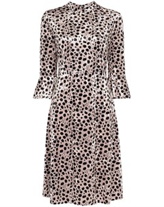 Леопардовое платье миди Ashley Hvn