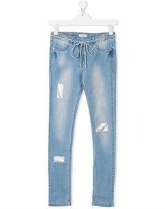 Облегающие джинсы с декоративными вставками Elsy