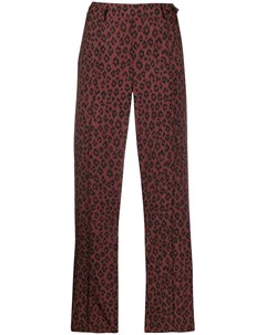Укороченные брюки с леопардовым принтом A.p.c.