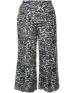 Укороченные брюки с леопардовым узором Piamita