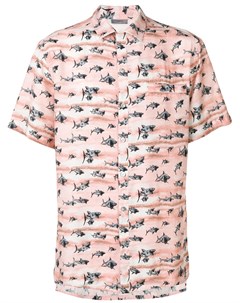 Рубашка с принтом акул Lanvin