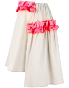 Асимметричная юбка с оборками Paskal