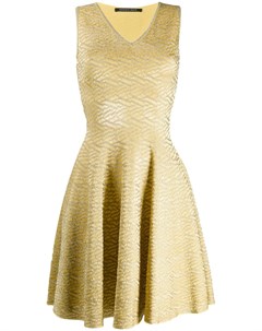 Расклешенное платье из парчи Antonino valenti
