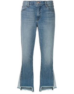 Расклешенные джинсы с необработанным краем J brand
