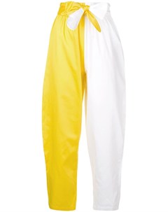 Укороченные брюки дизайна колор блок Mara hoffman