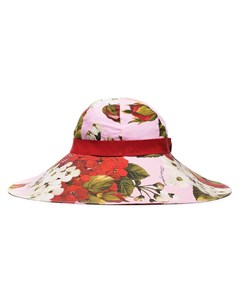 Шляпа с цветочным принтом Dolce&gabbana