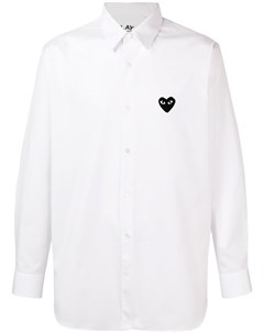 Рубашка с логотипом в форме сердца Comme des garcons play