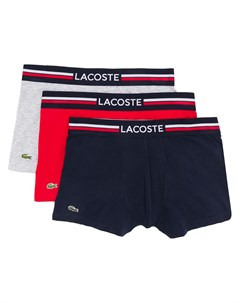 Комплект из трех боксеров с логотипом Lacoste