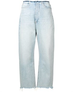 Расклешенные джинсы с необработанными краями T by alexander wang
