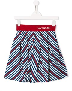 Плиссированная юбка в полоску Moncler kids