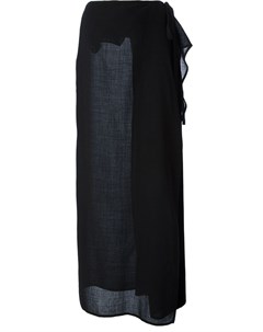 Длинная юбка с контрастной панелью Gianfranco ferre pre-owned
