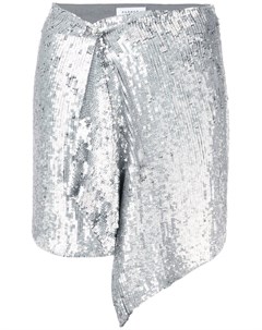 Асимметричная юбка с эффектом металлик Parosh