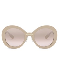 Солнцезащитные очки в круглой оправе с логотипом Miu miu eyewear