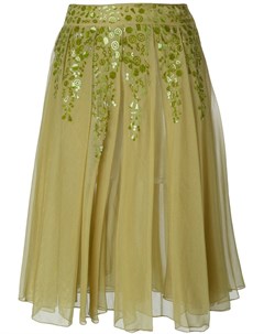 Декорированная плиссированная юбка Romeo gigli pre-owned