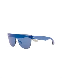 Зеркальные солнцезащитные очки с оправой авиатор Retrosuperfuture