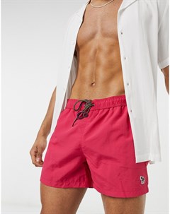 Розовые шорты для плавания с логотипом Ps paul smith