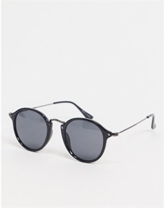 Черные круглые солнцезащитные очки Vero moda
