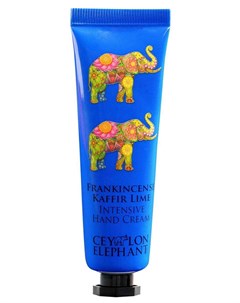 Крем интенсивный для рук Цейлонский слон ладан и каффирский лайм 30 г Spa ceylon