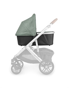 Люлька для коляски Cruz и Vista 2018 EMMETT sage army green melange зеленый меланж Uppababy