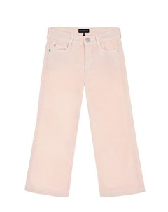 Розовые широкие джинсы Emporio armani