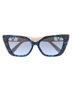 Солнцезащитные очки в оправе кошачий глаз с логотипом VLogo Valentino eyewear