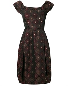 Платье 1950 х годов с узором A.n.g.e.l.o. vintage cult
